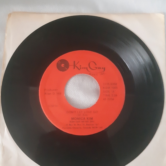 3/$25●Monica Kim●45 record●*As Is* - Picture 1 of 2